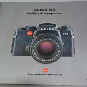 Libretto Informativo Leica R4 Italiano