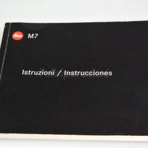 Libretto Istruzioni Leica M7 Italiano FORMATO PDF