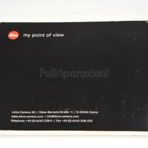 Libretto Istruzioni Leica M7 Italiano FORMATO PDF