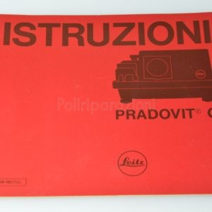 Libretto Istruzioni Leica Pradovit C Italiano