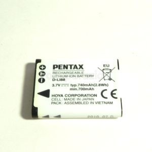 Batteria Pentax D-LI88 3,7V 740mAh 2,8Wh